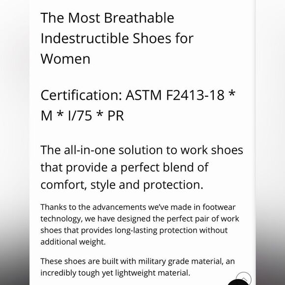 INDESTRUCTIBLE Brand Pink Steel Toe Shoes Sz US 9.5 10 - Picture 16 of 16